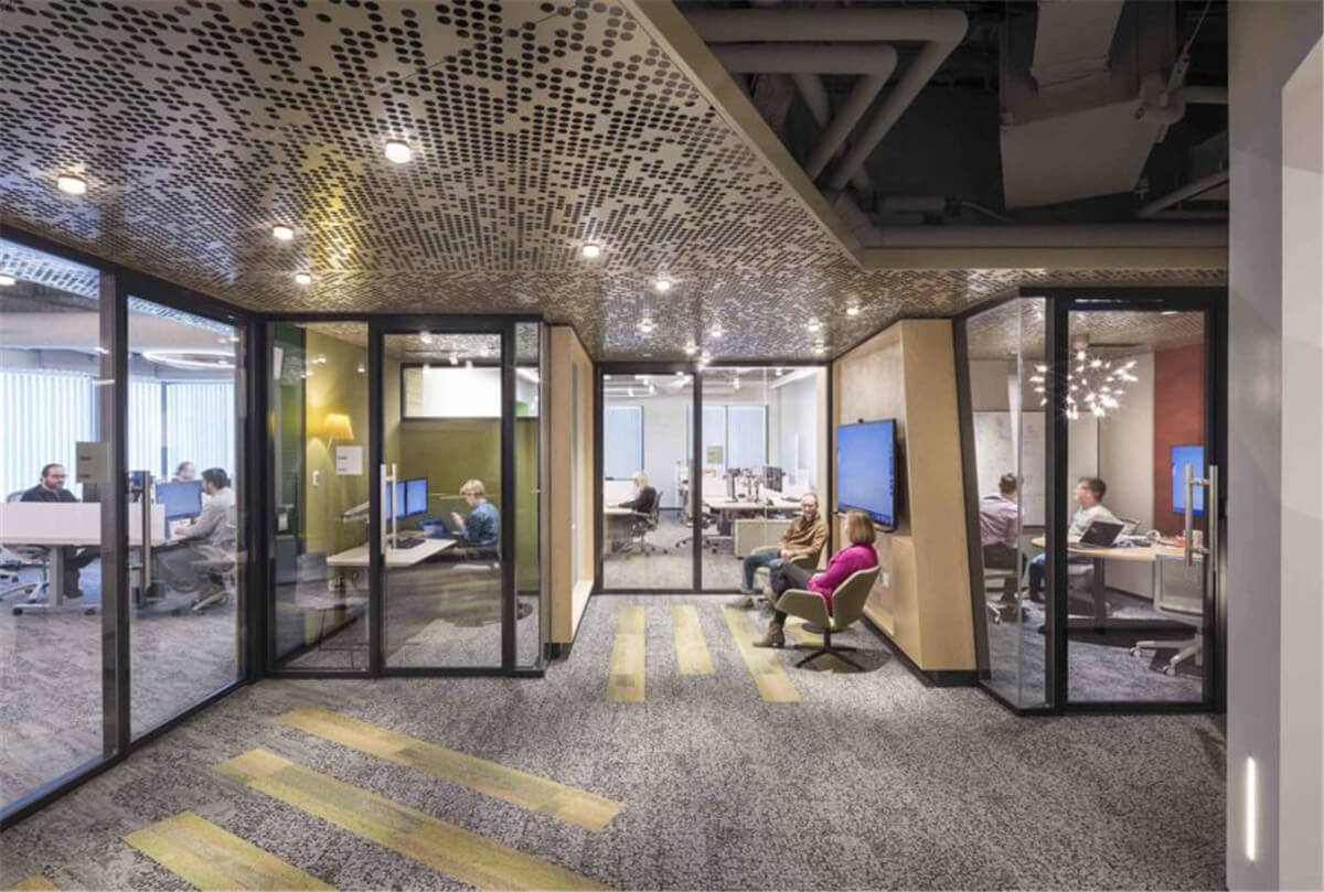 OEM Perforated Curvel Panel Outdoor& Interior Artistic Aluminum Panel Design For Facade Cladding (1)