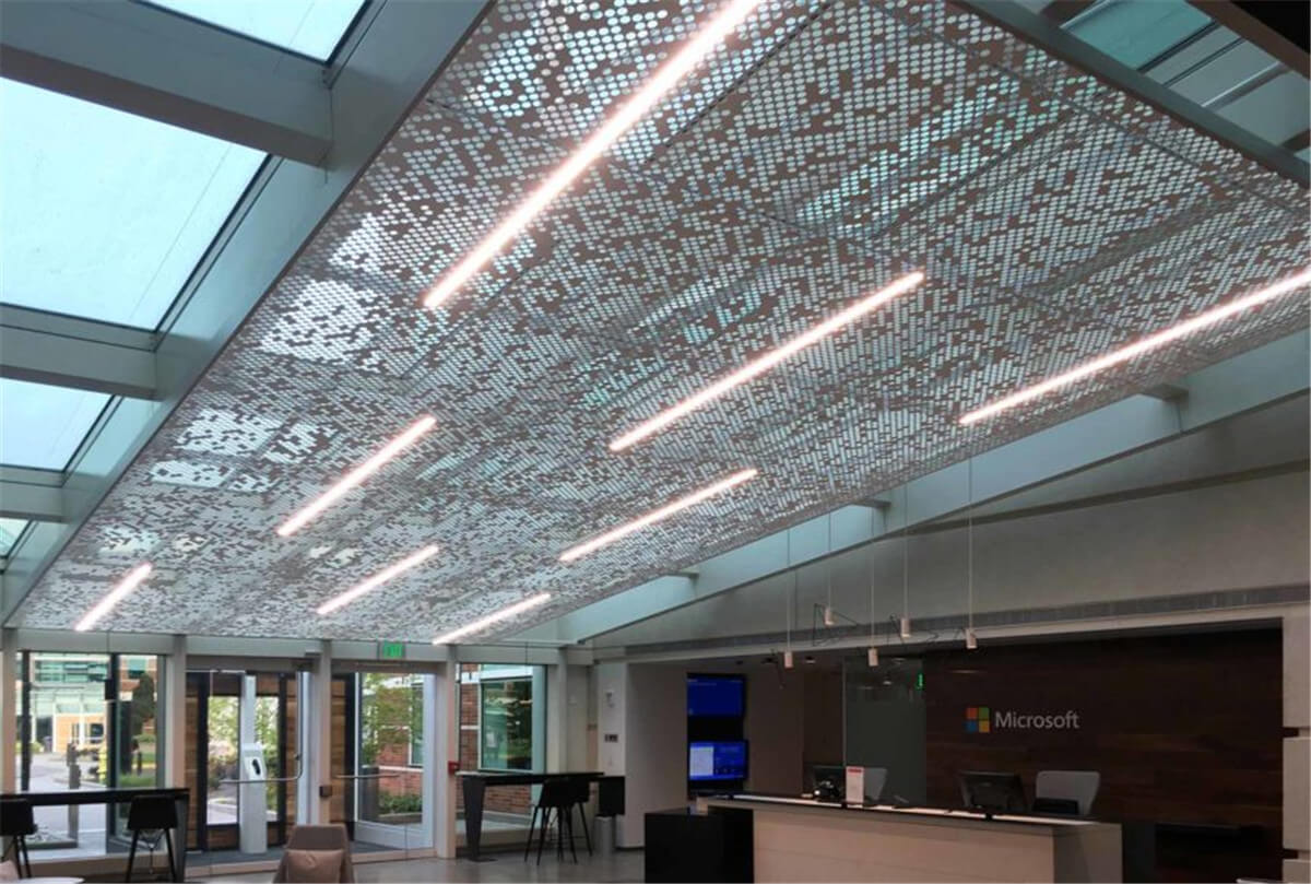 OEM Perforated Curvel Panel Outdoor& Interior Artistic Aluminum Panel Design For Facade Cladding (2)