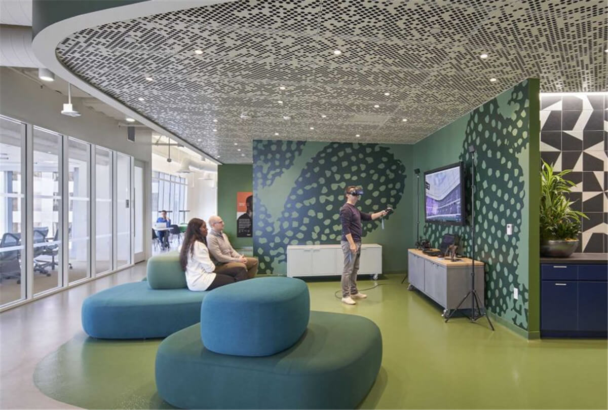 OEM Perforated Curvel Panel Outdoor& Interior Artistic Aluminum Panel Design For Facade Cladding (3)