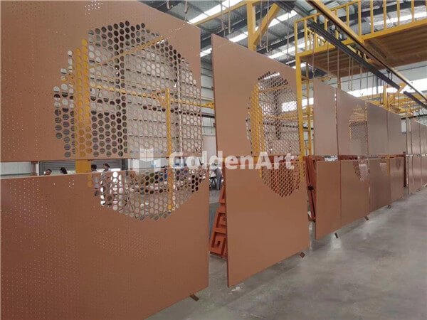 Perforated Aluminum Panel manufacture (5)