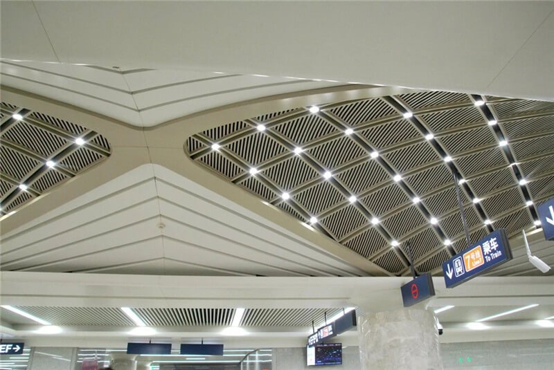 Wuhan Subway Laser Engraving Decorative Aluminum Panel Project Case (2)