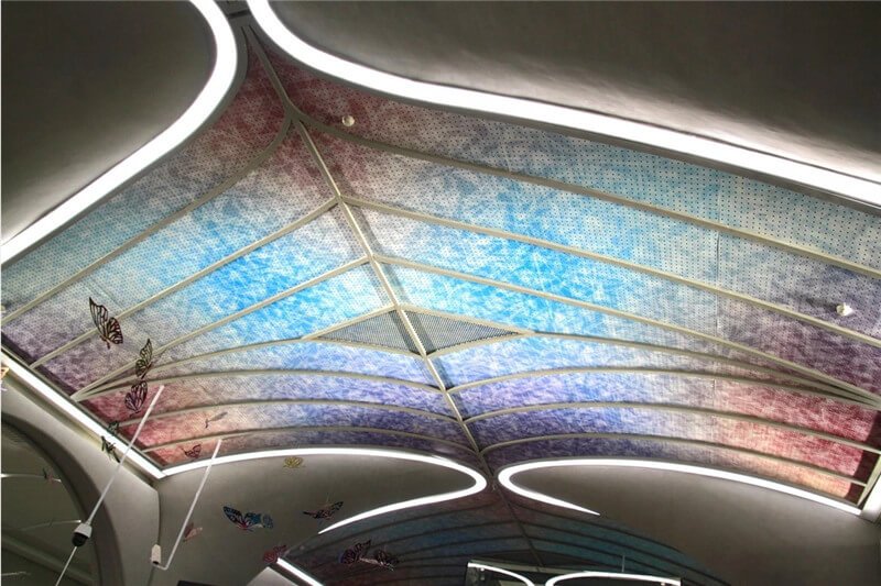 Wuhan Subway Laser Engraving Decorative Aluminum Panel Project Case (4)