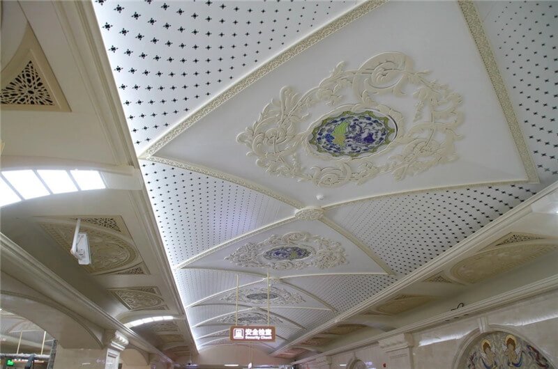 Wuhan Subway Laser Engraving Decorative Aluminum Panel Project Case (8)